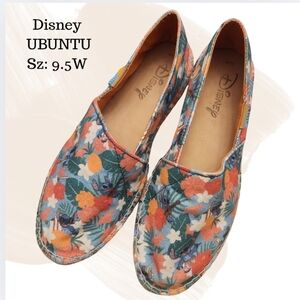 Disney × Ubuntu Lilo & Stitch Floral Espadrille Flats Vibrant Slip-On Shoes